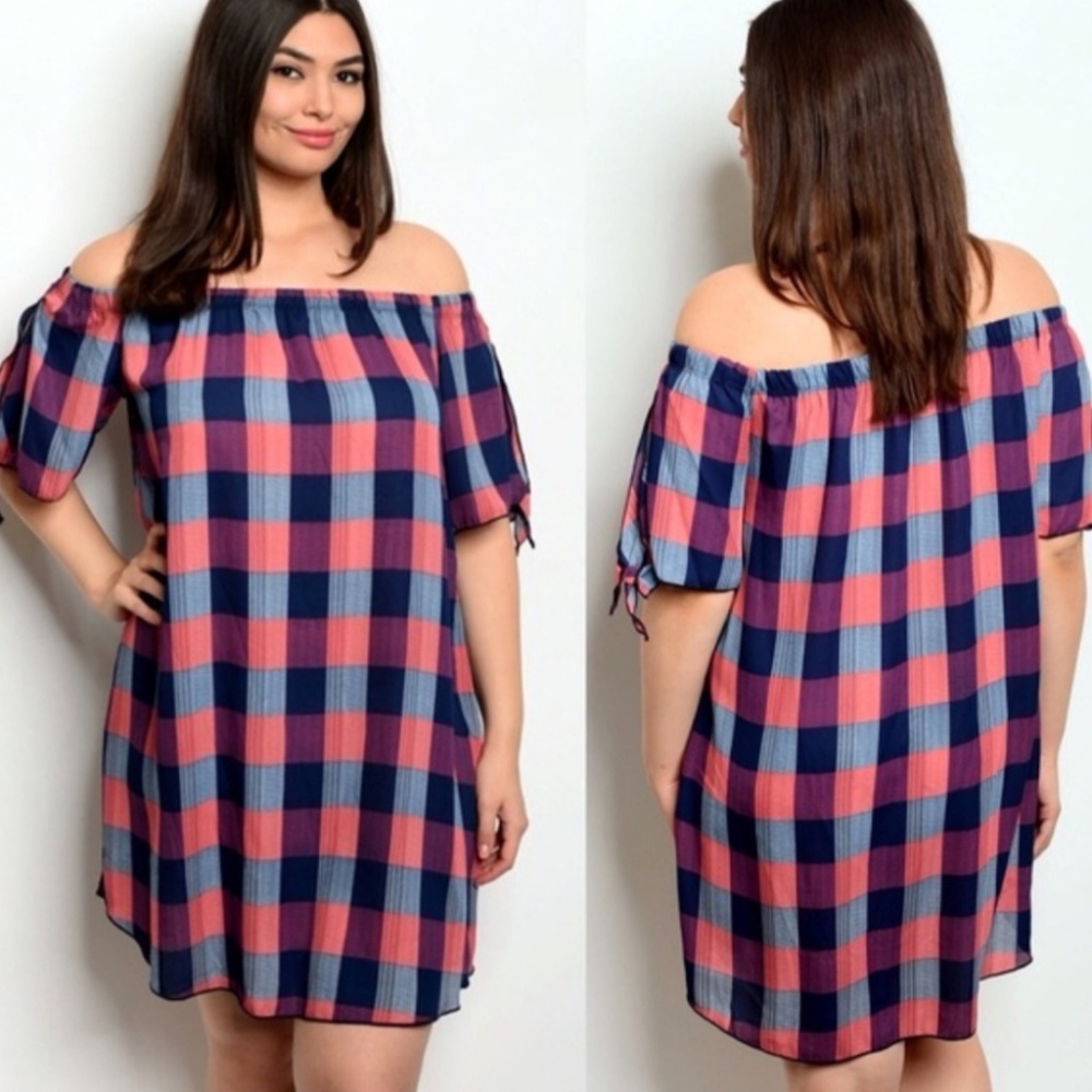 🌺NWT Checker/Plaid Dress - Picture 5 of 5